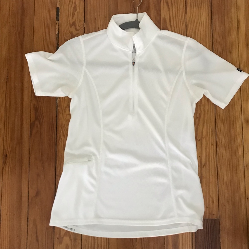 white lightweight sport polo